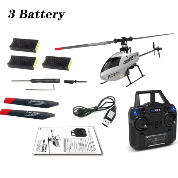 C129 V2 RC Helicopter 4 Channel Remote Controller Helicopter Charging Toy Drone Model UAV Outdoor Aircraft RC DroneToy | DaniGa