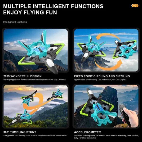Foam Glider Plane Remote Control RC Airplane 2.4G Fighter Hobby Airplane EPP RC Drone with Camera Helicopter Kids Toys | DaniGa